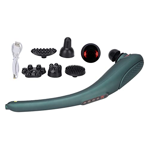 Electric Handheld Percussion Massager - Cordless Deep Tissue Muscle Massage for Back, Neck, Shoulder, Leg & Foot Pain Relief - Portable Body Massager for Home, Office & Travel Use