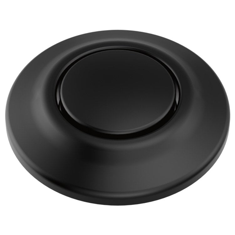 Dual Outlet Air Switch 1 3/4 Inch Matte Black Brass 2 9/16 Inch - Perfect for Sink, Bathtub, and Spa Controls