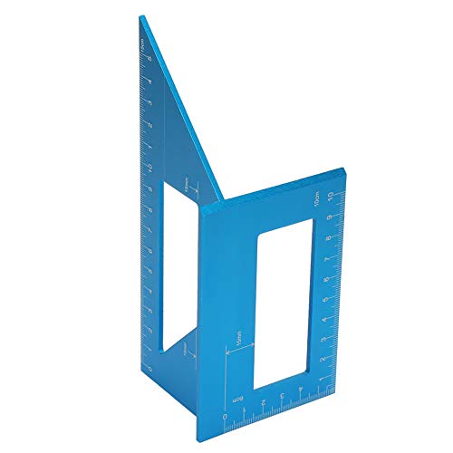 Precision Woodworking Angle Ruler - Durable 45° Angle Gauge for 3D Marking & Measuring | Comfortable Grip & Wear-Resistant Design | Perfect for Carpentry, DIY Projects & Professional Woodworking