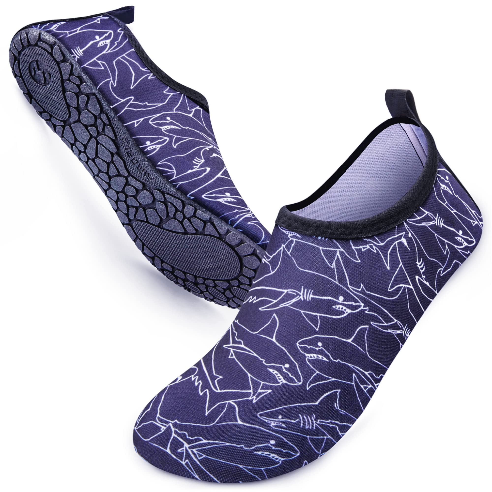SIMARI Water Shoes for Women & Men - Quick-Dry Swim Shoes for Pool, Beach, Surfing, Yoga & Outdoor Activities - Barefoot Aqua Socks (SWS001) - Perfect for Water Sports, Travel & Summer Adventures