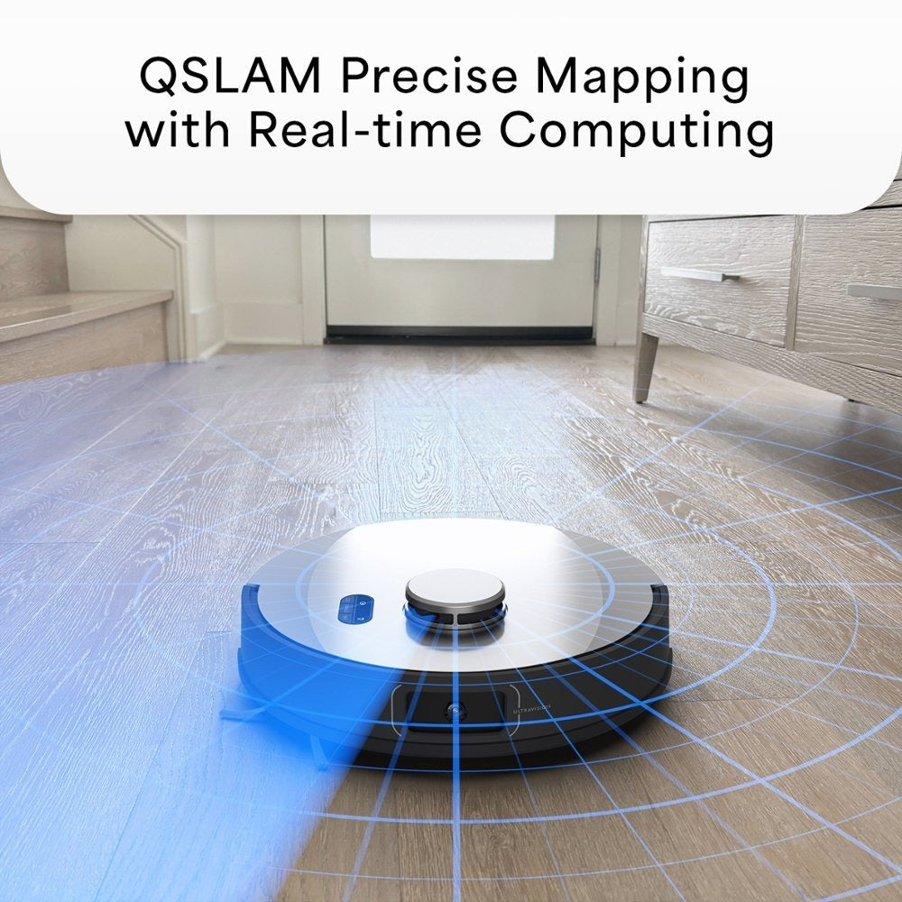 bObsweep PET24 7 913 Dustin Ultra Self-Emptying Robot Vacuum and Mop - Smart Home Cleaning for Pet Hair, Hardwood Floors & Carpets - Perfect for Busy Households & Pet Owners