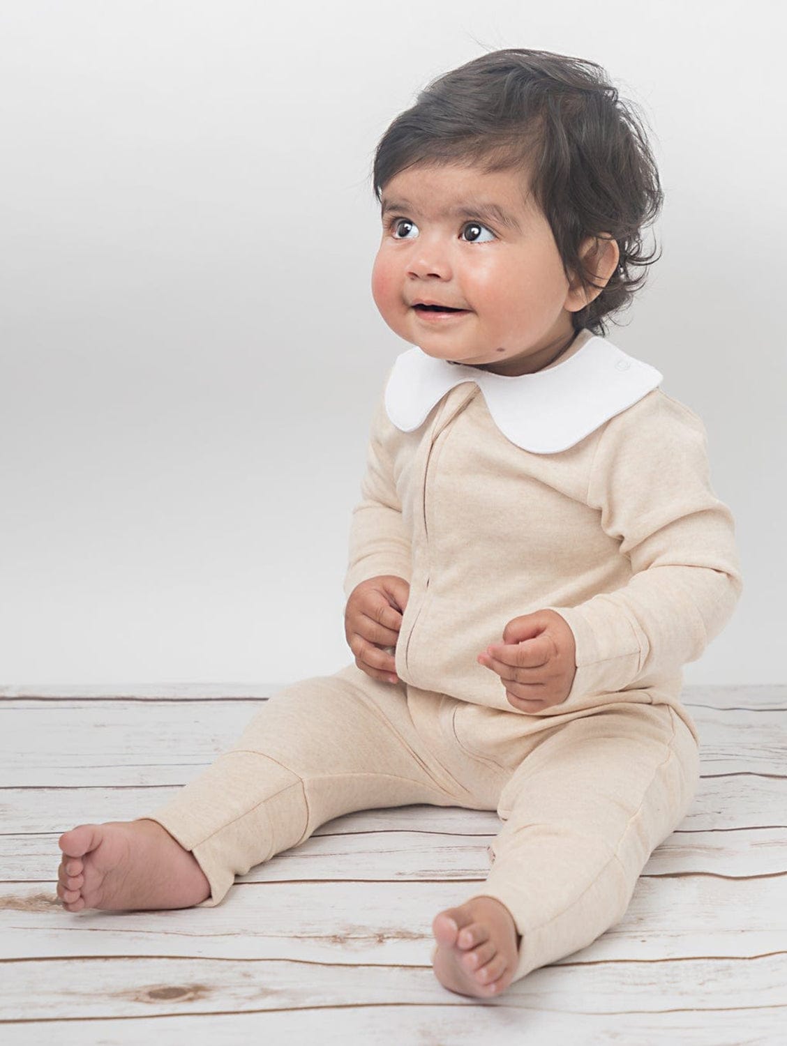 Organic Cotton Baby Zippered Sleepsuit - Soft Pink One-Piece Pajamas for Newborn & Infant - Perfect for Nighttime Sleep & Daytime Play