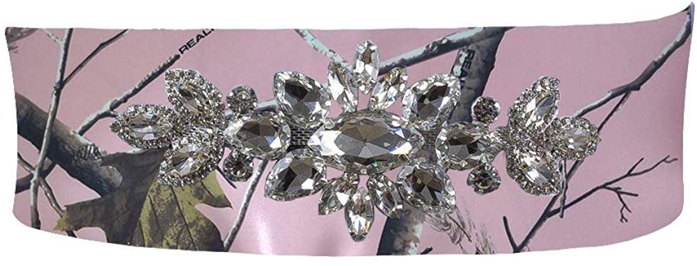 DINGZANCAMO Camo Wedding Dress Sash - Bridal Belts & Prom Waistband for Women - Perfect for Outdoor, Rustic, and Military-Themed Weddings