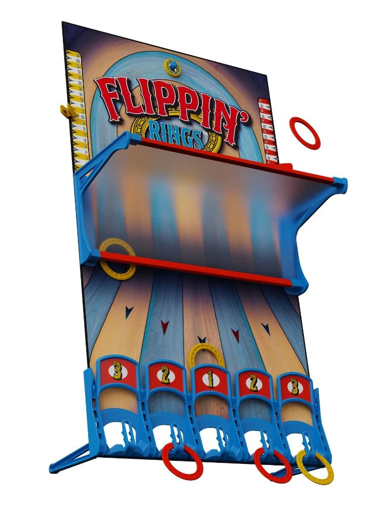 Flippin Rings - Fun and Addictive Finger Flipping Game for Kids & Adults - Perfect for Stress Relief, Office Toys, and Party Games