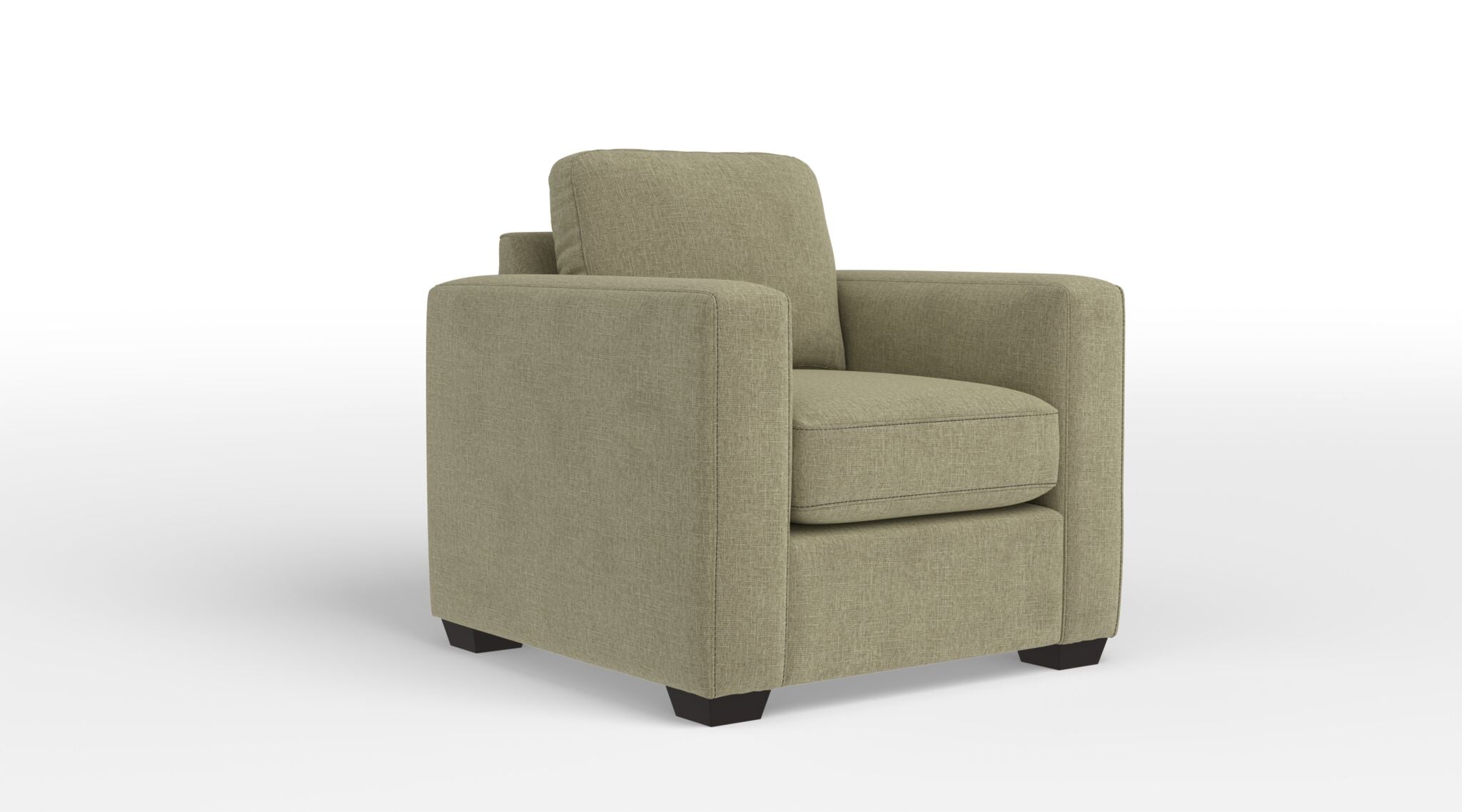 Caleb Chair - Modern Accent Chair in Bondi Beige | Comfortable Lounge Chair for Living Room, Bedroom & Office | Stylish Home Decor Furniture