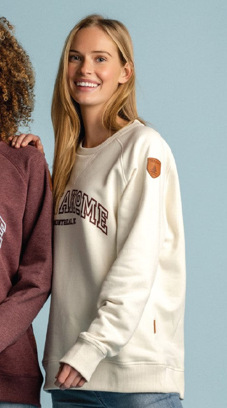 Comfy Nara Oatmeal Pullover Sweatshirt - Soft Casual Wear for Women & Men | Perfect for Lounge, Travel & Fall Outfits