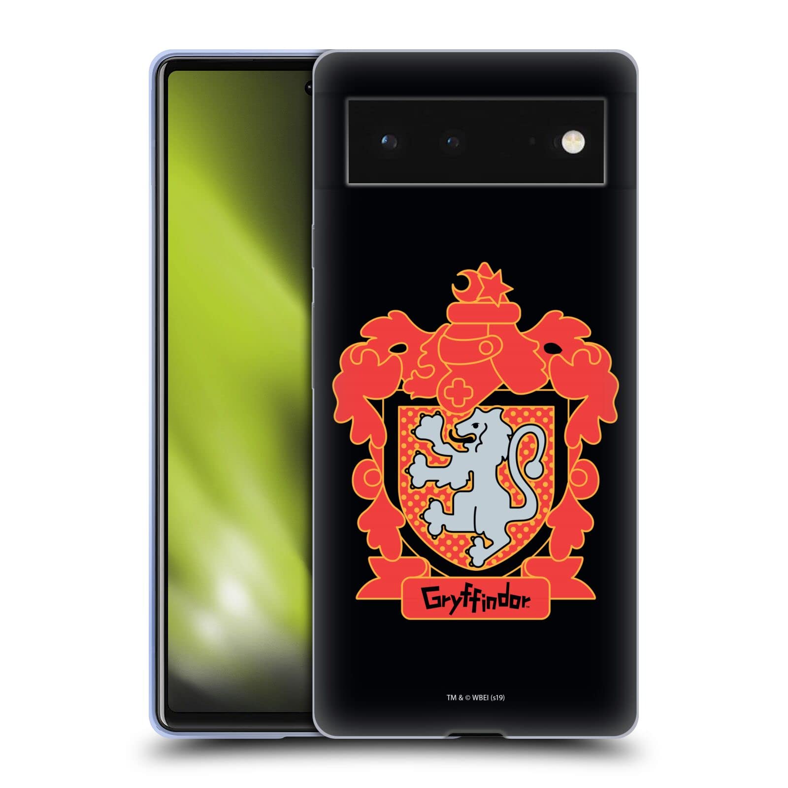 Harry Potter Gryffindor Case for Google Pixel 6 - Soft Gel Phone Cover for Fans