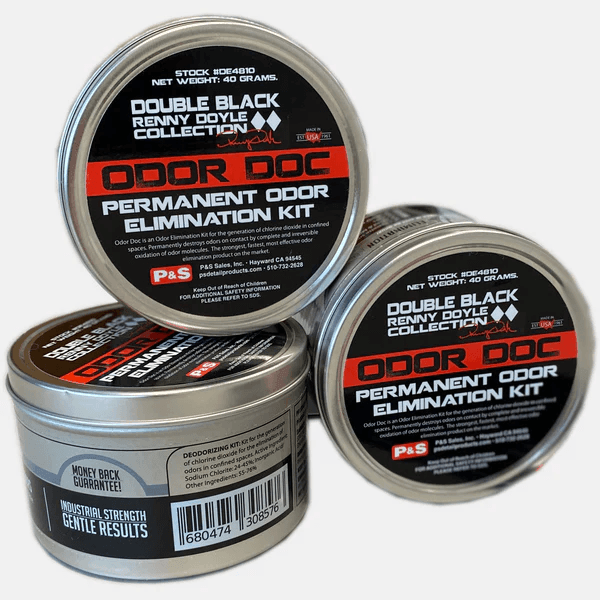 P&S ODOR DOC Odor Elimination Kit - Car, Home & Pet Odor Neutralizer - Eliminates Tough Smells from Vehicles, Furniture & Pet Areas