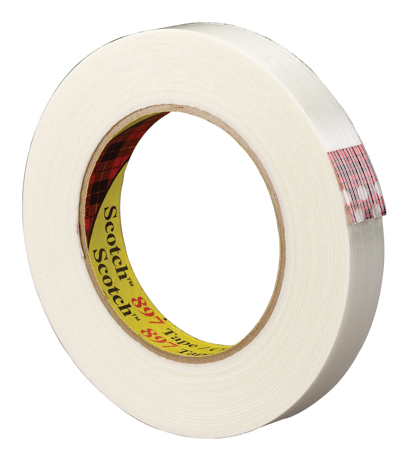 Scotch Clear Filament Tape 897 - 18mm x 55m Heavy Duty Packing Tape (12 Pack) - Perfect for Shipping Boxes, Moving & Storage Securing