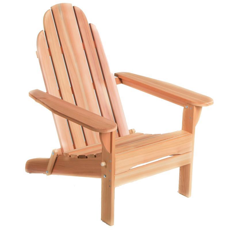 Premium Cedar Folding Adirondack Chair - Outdoor Patio Furniture for Backyard, Poolside & Garden Relaxation