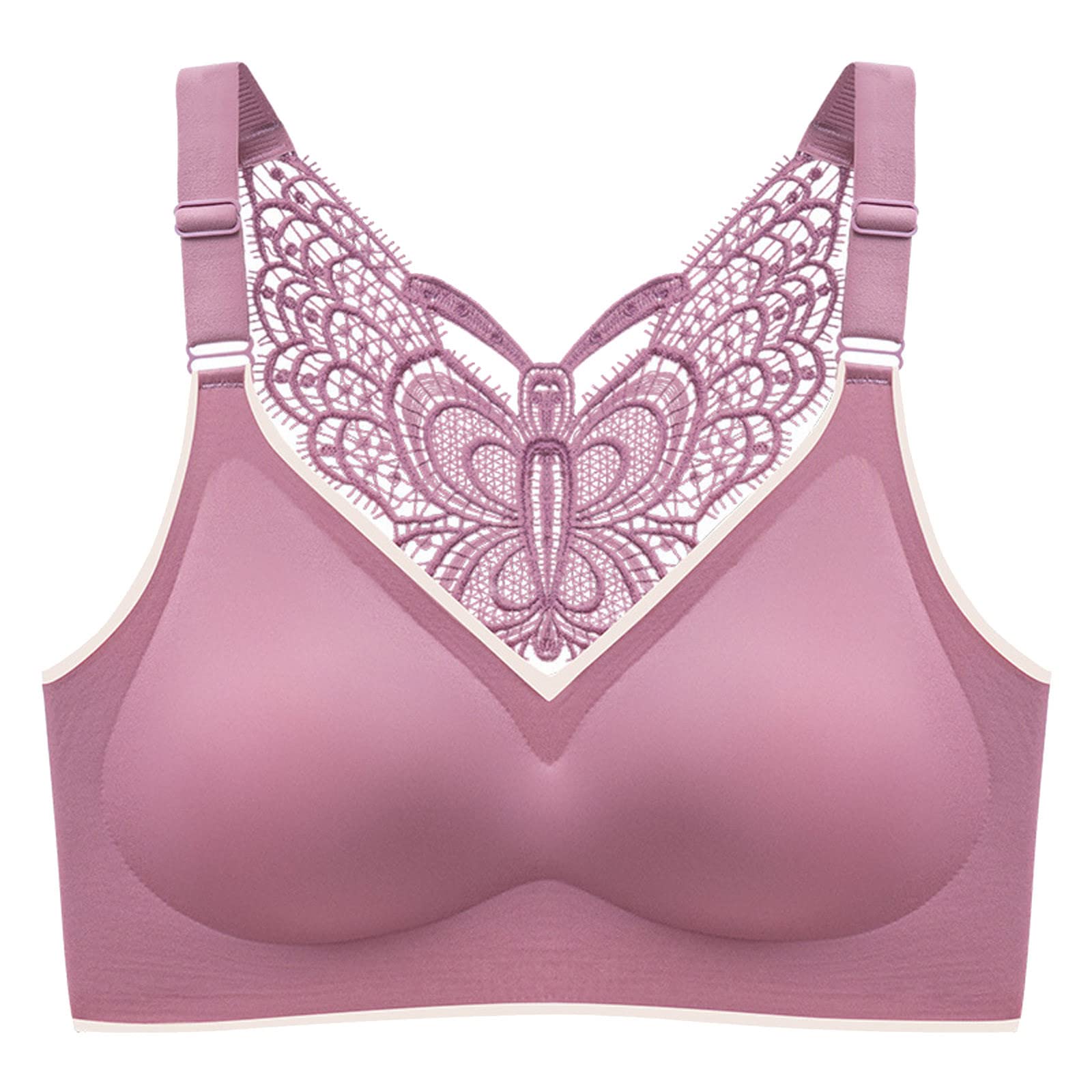 Sexy Women's Lingerie 3-Pack - Butterfly Back Bralette, Wire-Free Sports Bra & Comfortable Vest for Yoga, Sleepwear and Everyday Wear