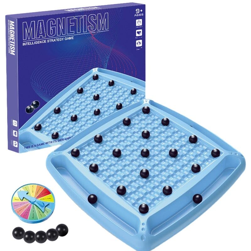Magnetic Chess Game Set - 32 Pcs Magnetic Chess Board Game for Kids & Adults | Portable Travel Chess | Fun Family Game Night & Office Break Entertainment