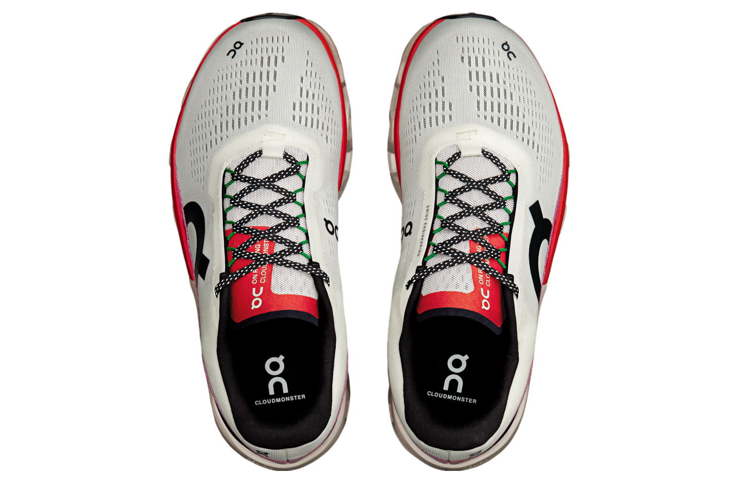 On Running Men's Cloudmonster 2 Running Shoes - Lightweight Cushioned Sneakers for Road Running & Jogging (Ivory/Silver) | Perfect for Marathon Training & Daily Workouts