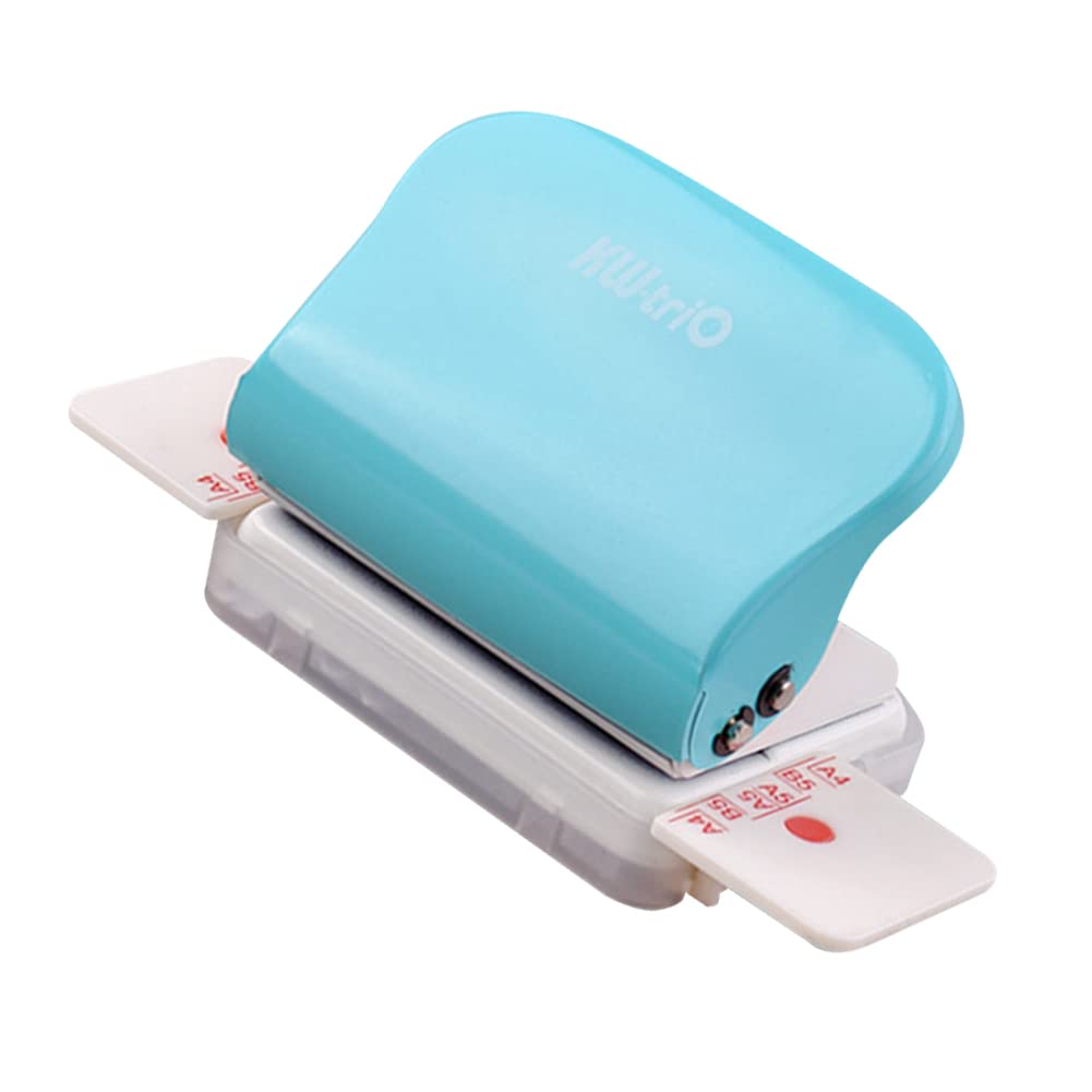 6-Hole Paper Punch Tool for DIY Scrapbooking, Photo Albums & Handmade Crafts - Light Green Hole Puncher for Office, School & Creative Projects | Perfect for Card Making, Journals & Memory Books