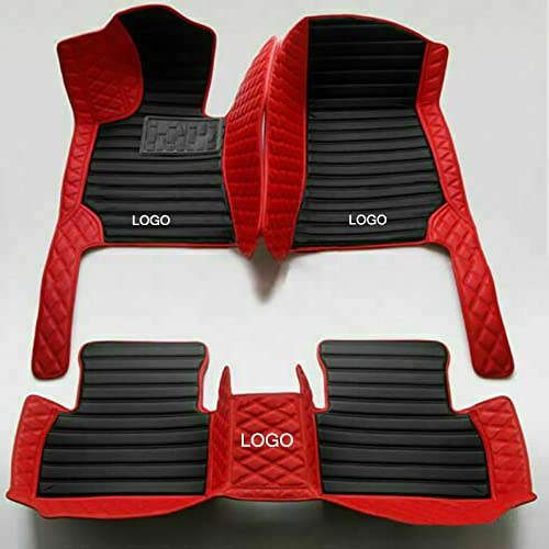 Custom All-Weather Waterproof Leather Car Floor Mats for 95% Sedan & SUV - Full Coverage Protection Mats for Sports Cars & Vehicles | Perfect for Daily Commute, Road Trips & Off-Road Adventures