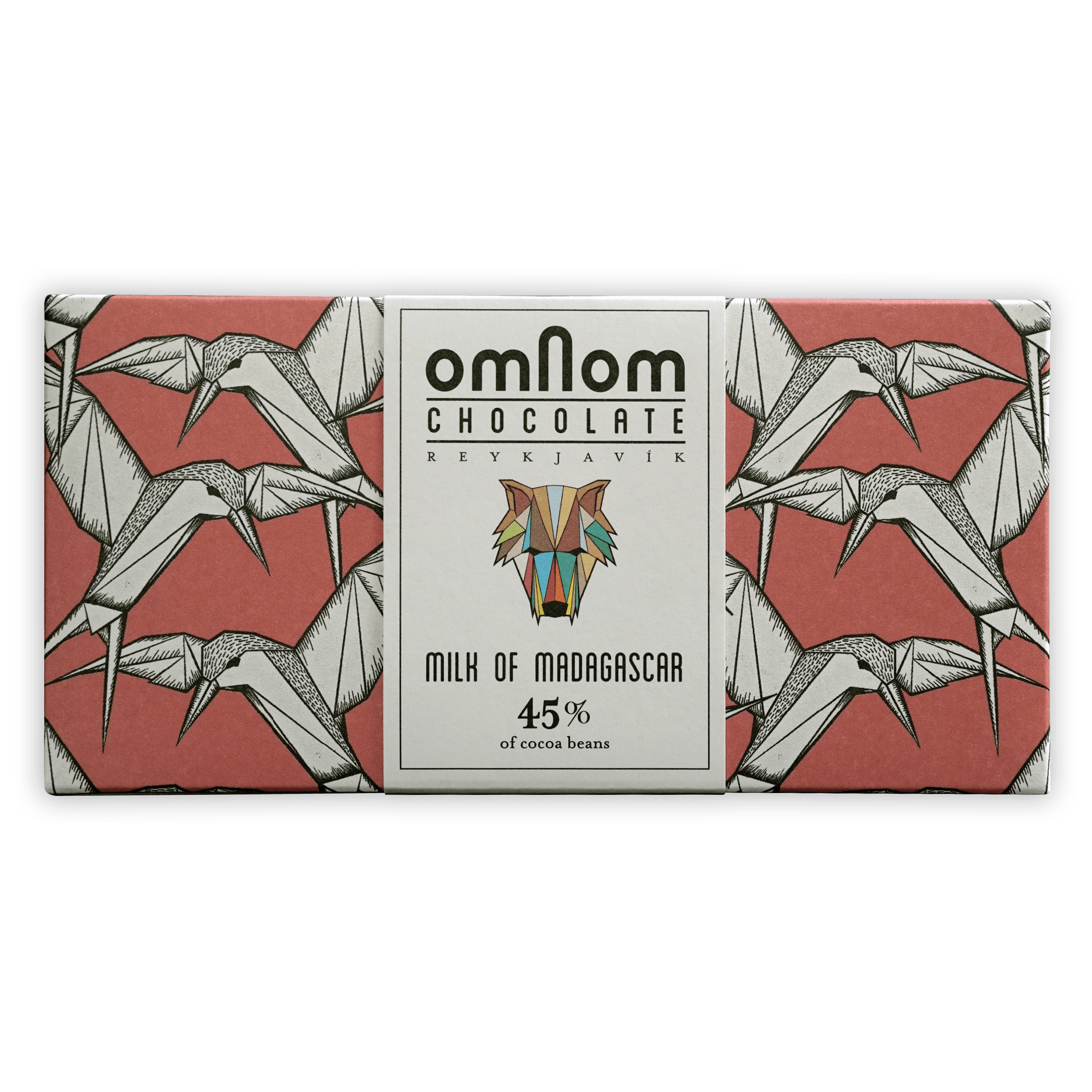 Omnom Madagascar 45% Milk Chocolate Bar - Premium Organic Dark Chocolate for Gifts, Baking & Desserts - Perfect for Holidays, Parties & Sweet Treats