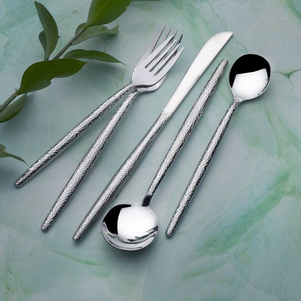 20-Piece Forged Shea Flatware Set - Service for 4 - Premium Stainless Steel Cutlery Set for Dining, Entertaining & Everyday Use