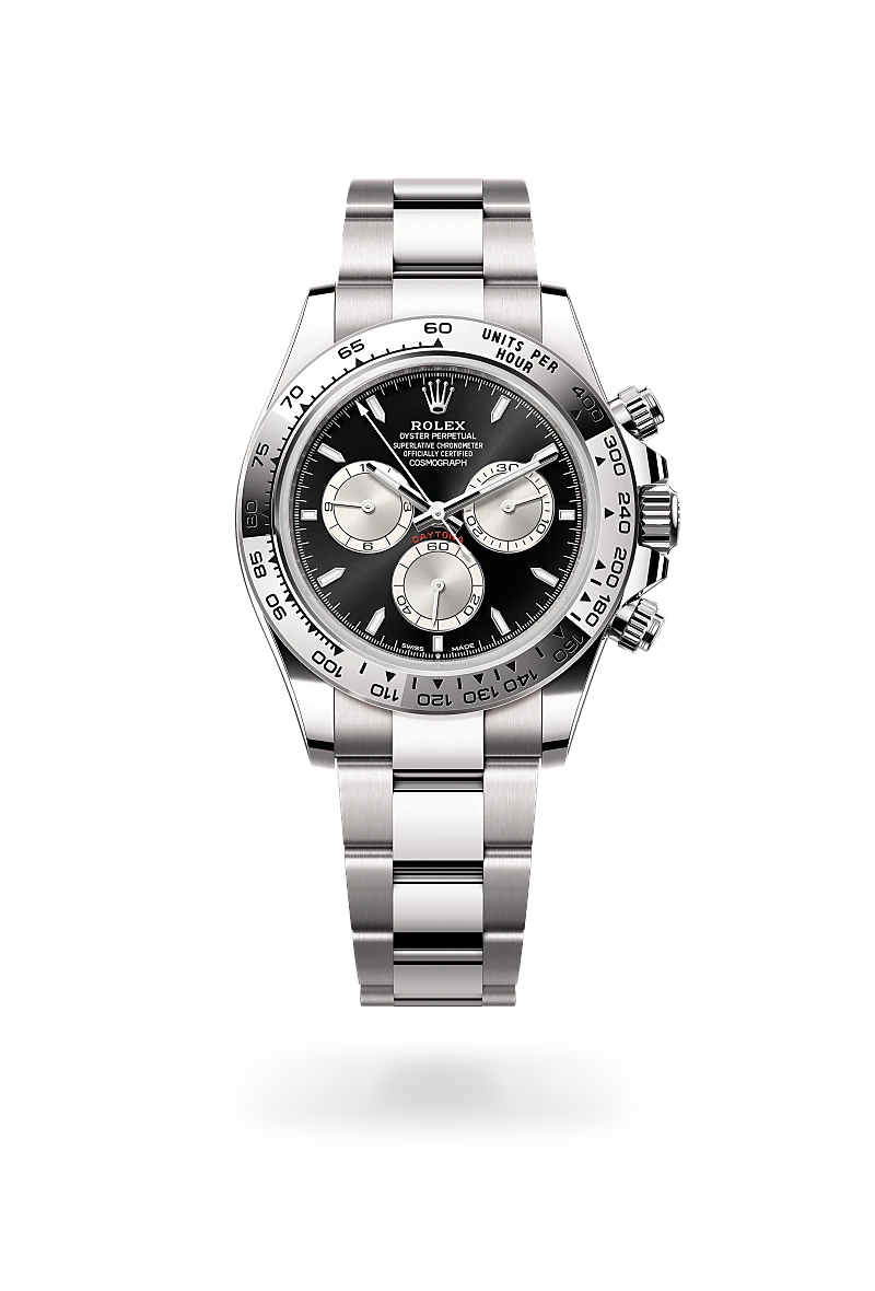 Rolex Cosmograph Daytona 18K White Gold Watch M126509-0001 | Luxury Men's Timepiece for Business & Formal Events | Richter & Phillips Jewelers