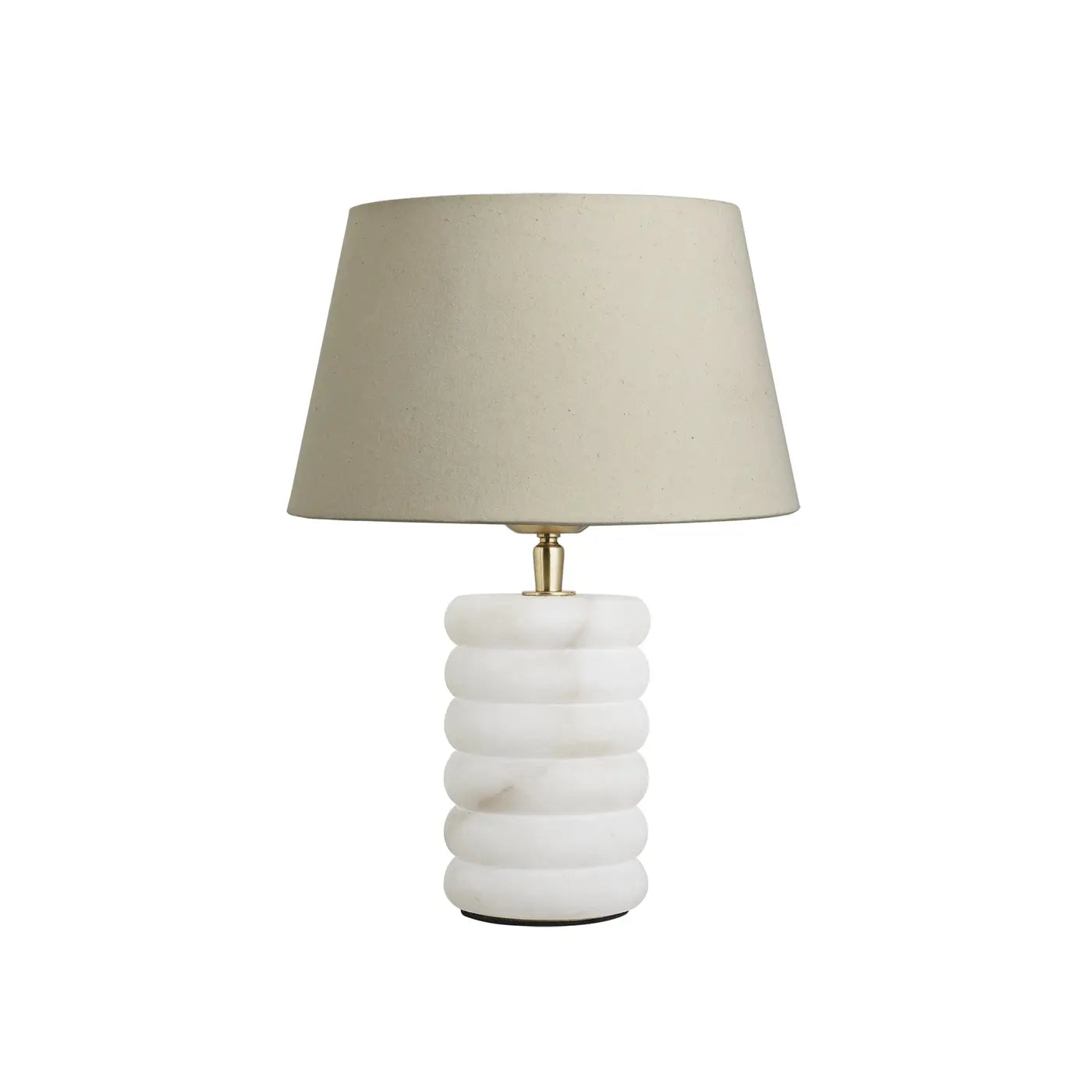 Alabaster Dual Lit Table Lamp - Modern Nightstand & Bedside Lighting for Bedroom, Living Room, Office - Soft Glow for Reading & Relaxation