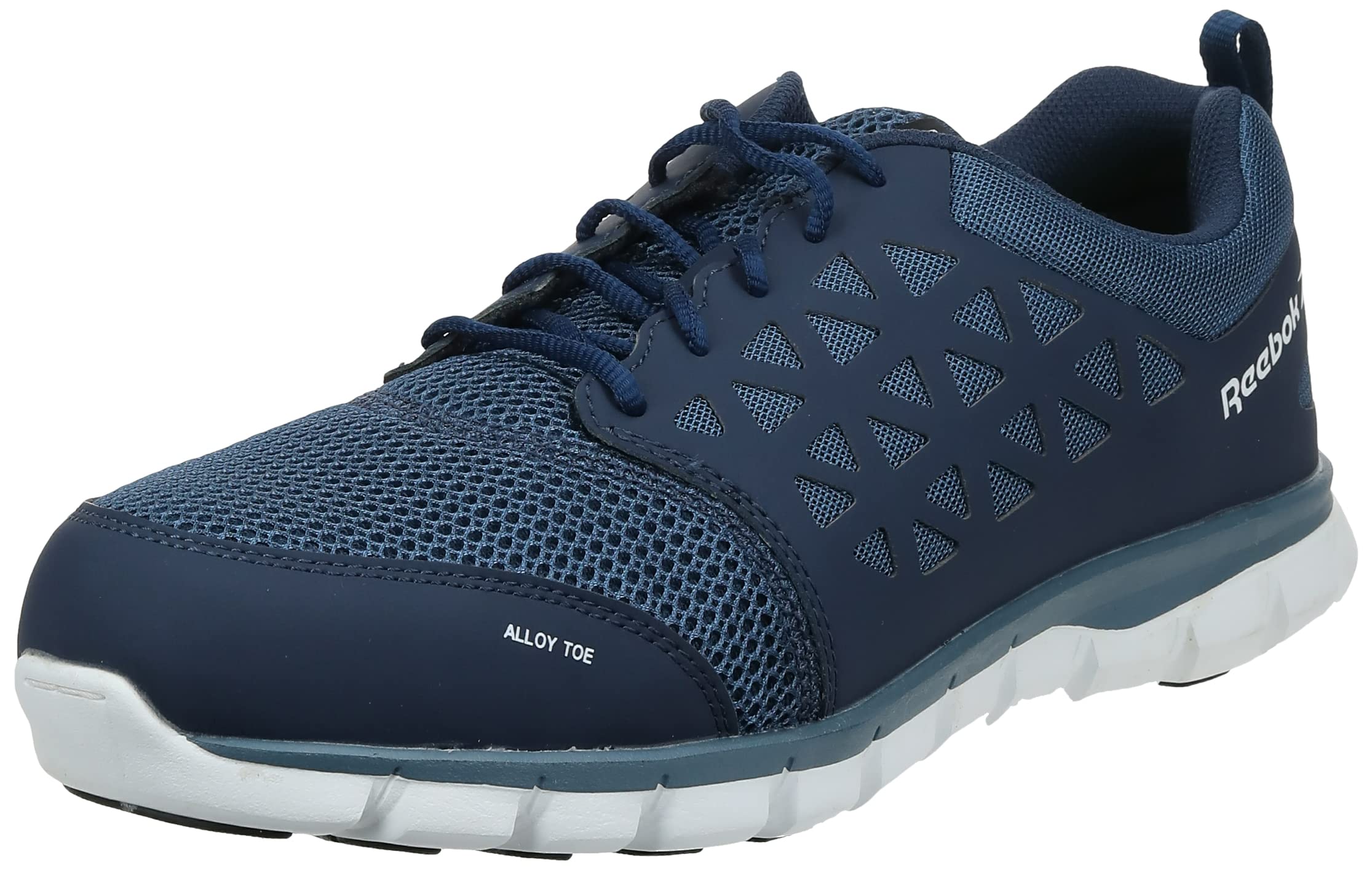 Reebok Men's Sublite Cushion Safety Toe Athletic Work Shoes - Lightweight Industrial & Construction Shoes for Comfort & Protection - Perfect for Warehouse, Factory, and Outdoor Work Sites
