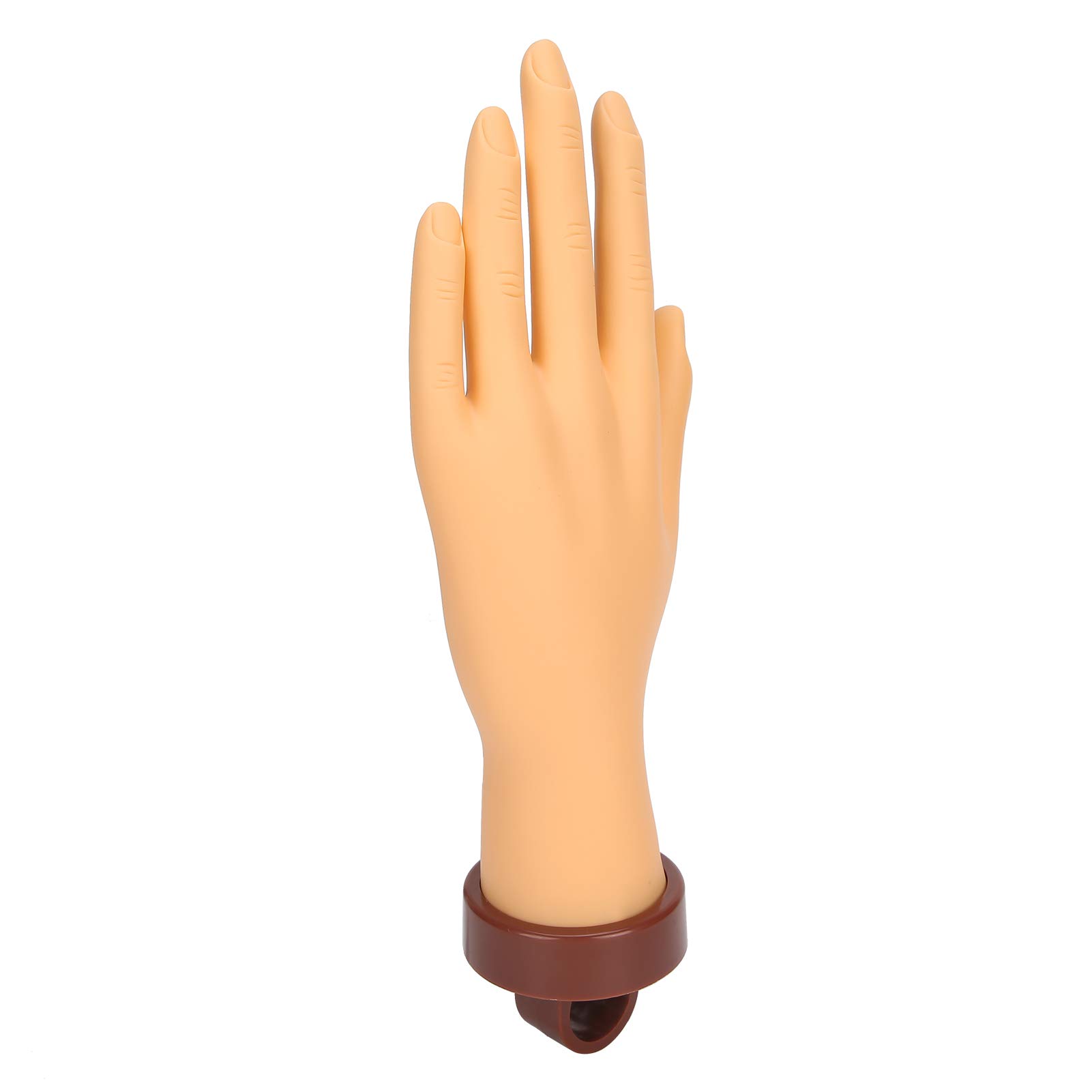 Professional Nail Art Practice Mannequin Hand - Reusable Bent Hand Model for Acrylic, Gel & Nail Extension Training - Perfect for Salon Students & DIY Nail Artists at Home