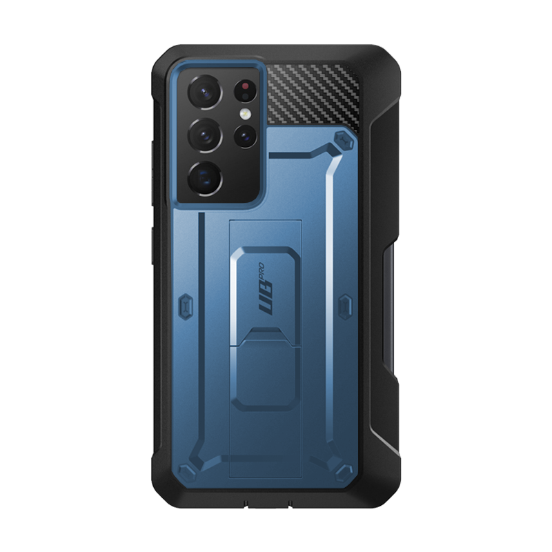 Samsung Galaxy S21 Ultra Unicorn Beetle Pro Rugged Case with S Pen Holder - Heavy Duty Protection, Shockproof & Scratch Resistant Cover for Galaxy S21 Ultra 5G - Metallic Blue | Perfect for Outdoor, Work & Extreme Sports