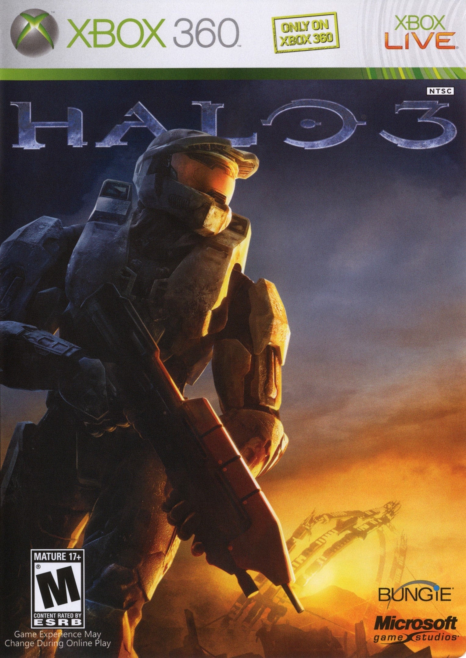 Used Halo 3 Xbox 360 Video Game - Classic First-Person Shooter for Collectors & Retro Gaming Enthusiasts | Perfect for Nostalgic Gaming Nights