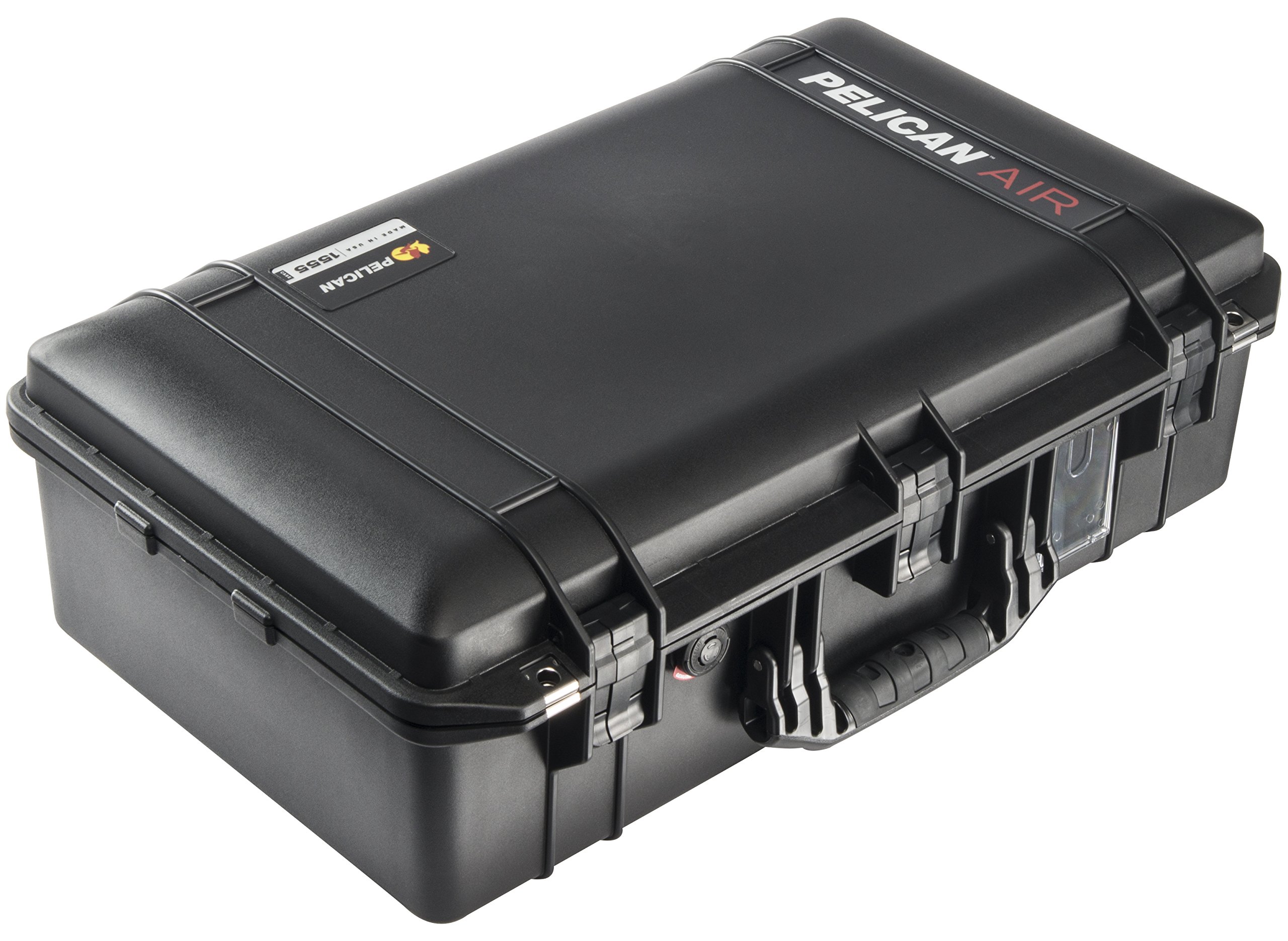 Pelican Air 1555 Waterproof Hard Case with TrekPak Dividers - Black Protective Travel Case for Camera, Drone & Electronics - Perfect for Air Travel, Outdoor Adventures & Equipment Storage