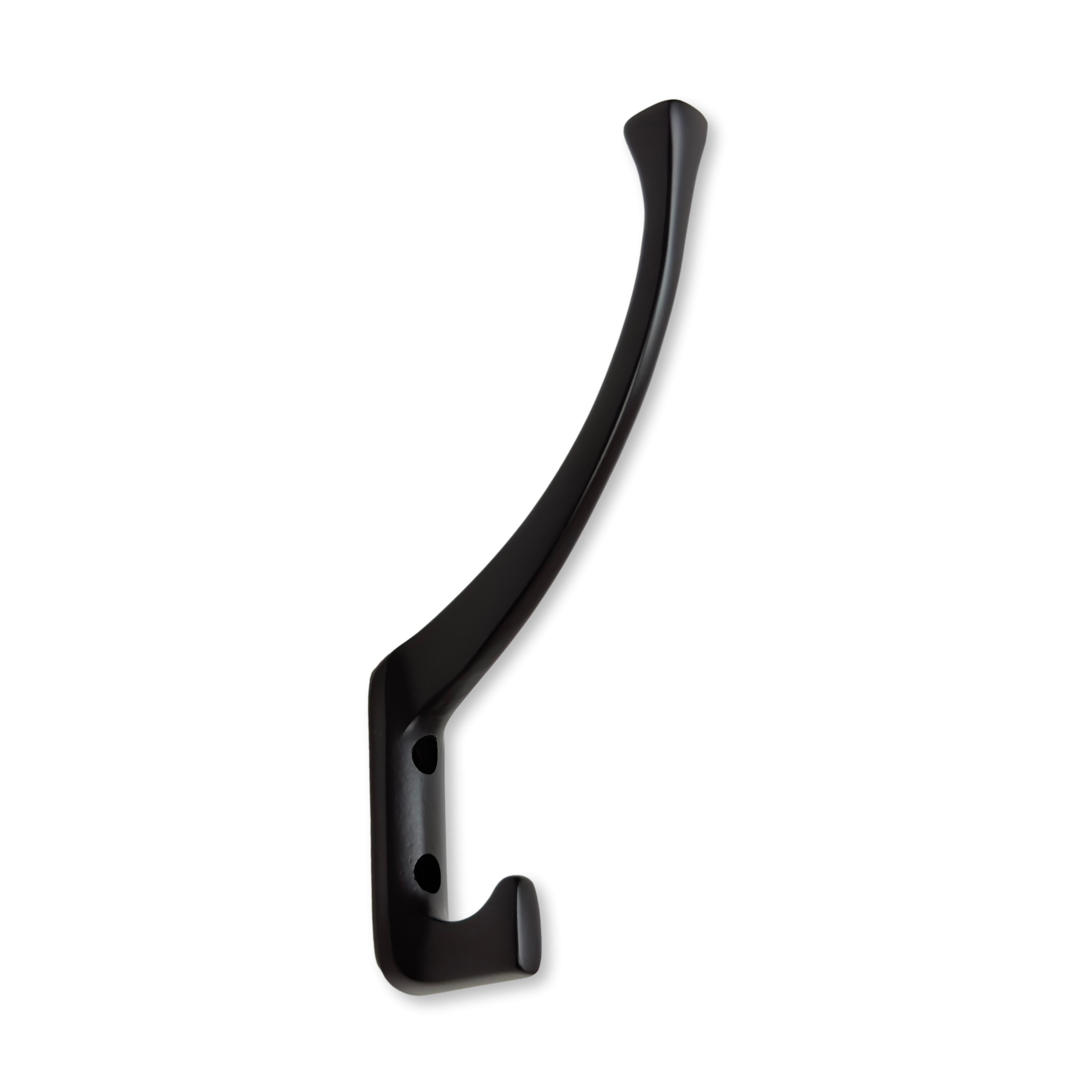 Oil Rubbed Bronze Wall Mounted Coat Hook - Rustic Entryway Organizer for Hats, Jackets & Scarves - Perfect for Home, Office or Mudroom Decor