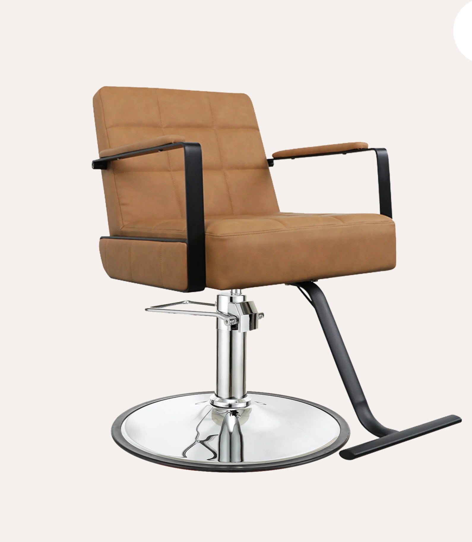 Professional Salon Chair for Hair Styling & Barbering - Heavy Duty Hydraulic Swivel Stylist Chair with Adjustable Height & Footrest - Perfect for Hair Salons, Barbershops & Home Use
