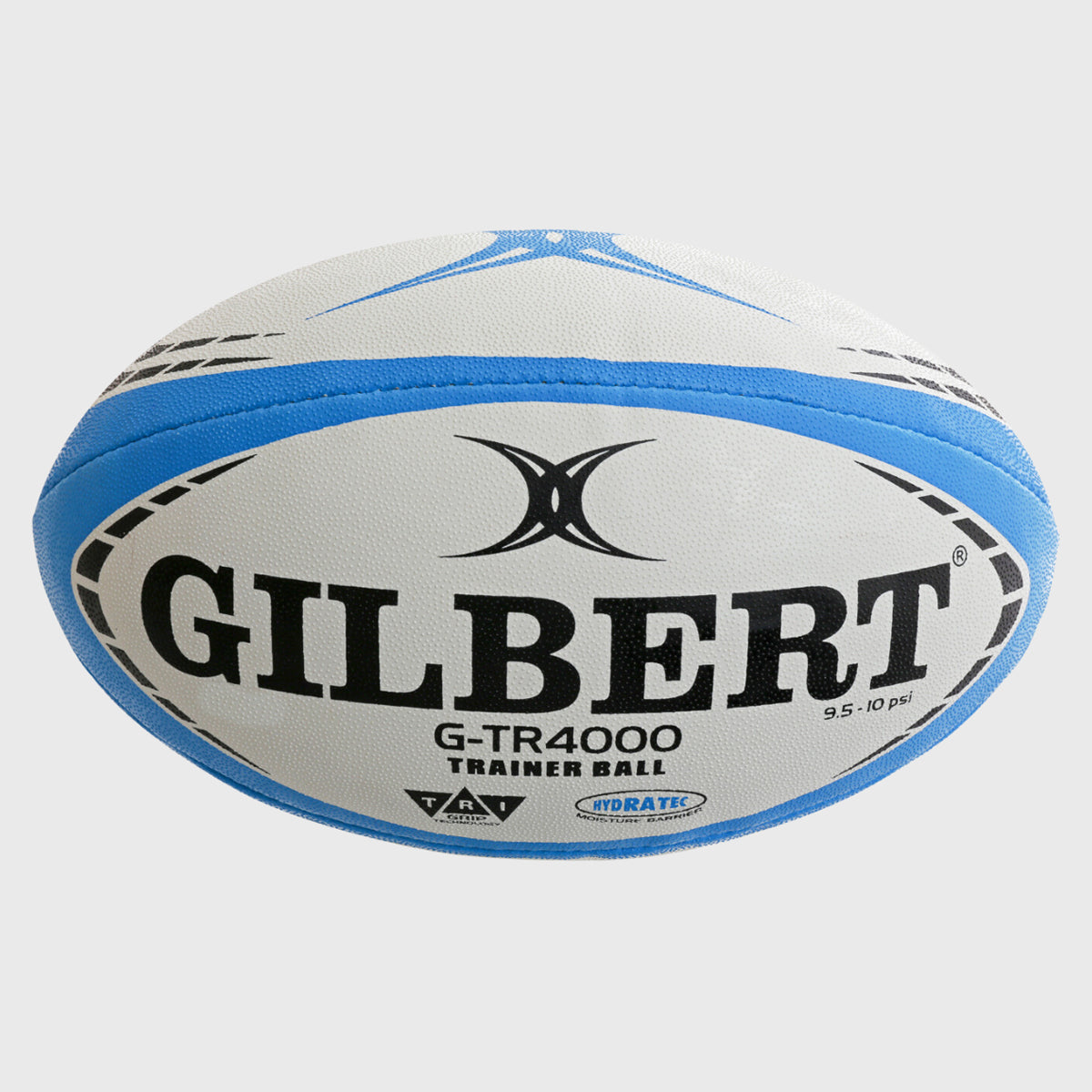 Gilbert G TR4000 Size 4 Training Rugby Ball - Sky Blue | Premium Match & Practice Rugby Ball for Youth & Adults | Perfect for Rugby Training, Games & Backyard Practice