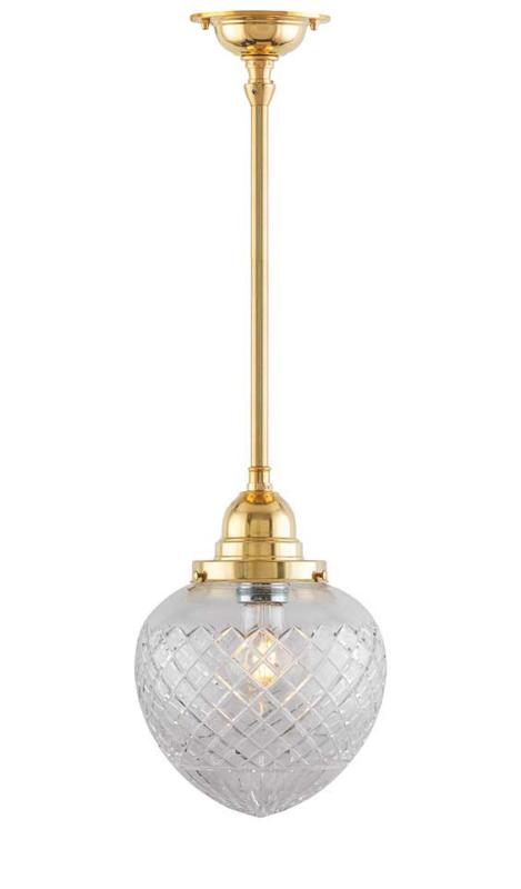 Modern Crystal Pendant Ceiling Light - 100W Bathroom Chandelier with Clear Droplets for Home & Hotel Decor