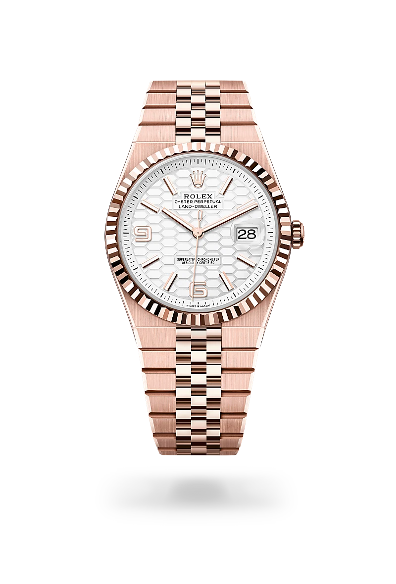 Rolex Datejust 40mm 18K Everose Gold Men's Watch M127335-0001 | Luxury Timepiece for Business & Formal Occasions | Richter & Phillips Jewelers