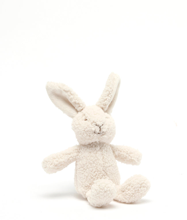 Nana Huchy Mini Bonnie Bunny Rattle - Soft Plush Baby Toy with Gentle Rattle Sound, Perfect for Newborns & Infants | Cute Gift for Baby Showers, Nursery Decor & Sensory Play