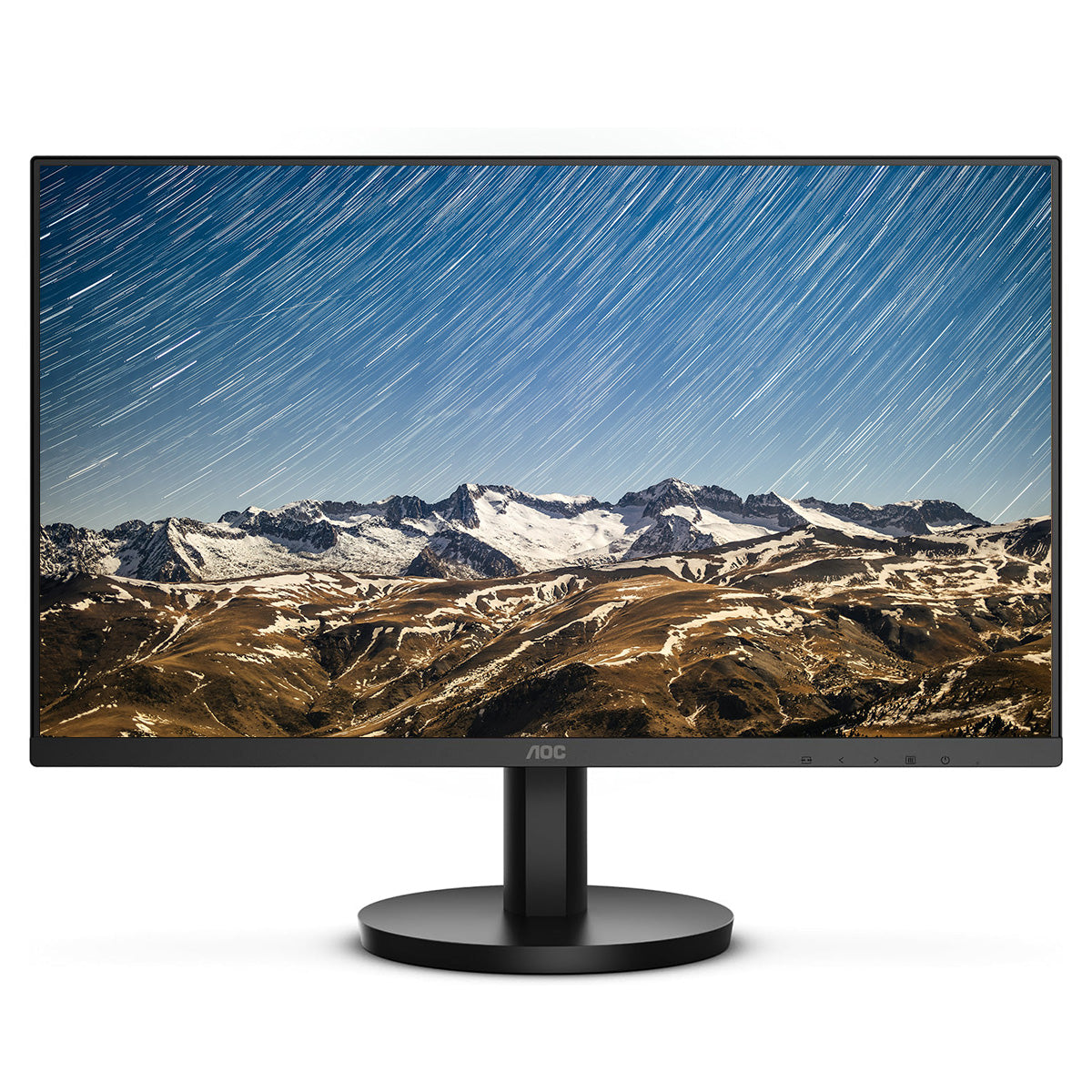 AOC 24B3CA2 24 Inch FHD 100Hz 1ms IPS USB-C 65W Business Monitor with Built-in Speakers - Ideal for Office Work, Gaming, and Home Entertainment