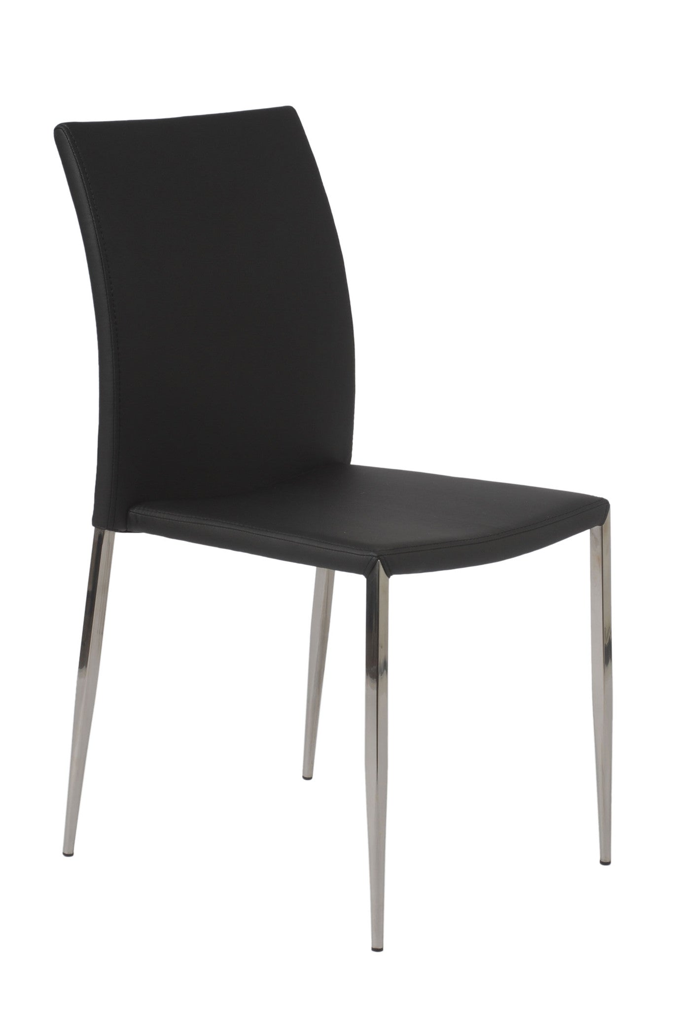 Euro Style Diana Stacking Chair - Modern Wooden Dining Chairs for Kitchen, Restaurant & Outdoor Patio - Set of 4 Stackable Chairs for Home & Commercial Use