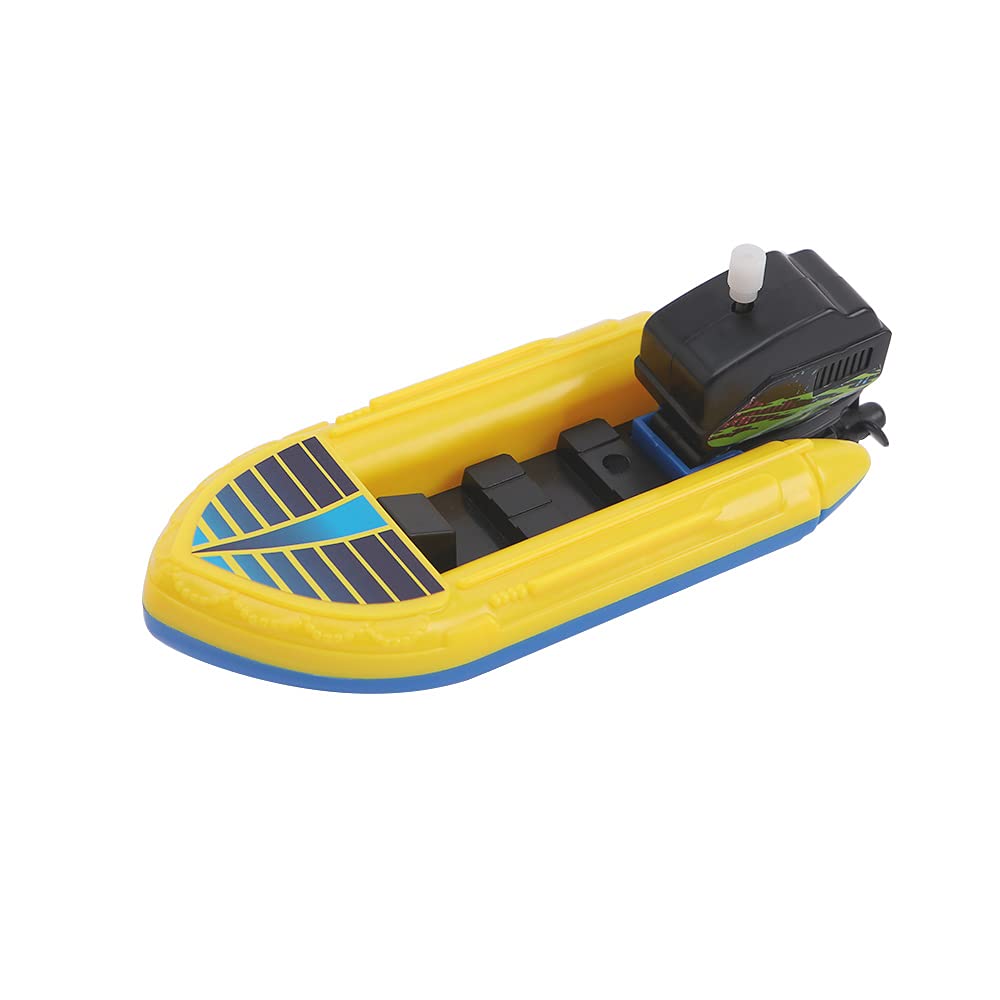 Classic Wind Up Steamboat Bath Toy - Small Speed Boat for Kids, Floating Water Play & Clockwork Ship - Perfect for Bathtime Fun & Pool Games