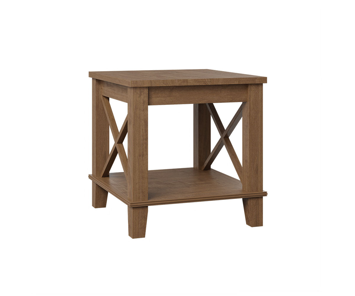 Stylish Galesburg End Table - Modern Side Table for Living Room, Bedroom, or Office - Perfect for Holding Lamps, Books, and Decor