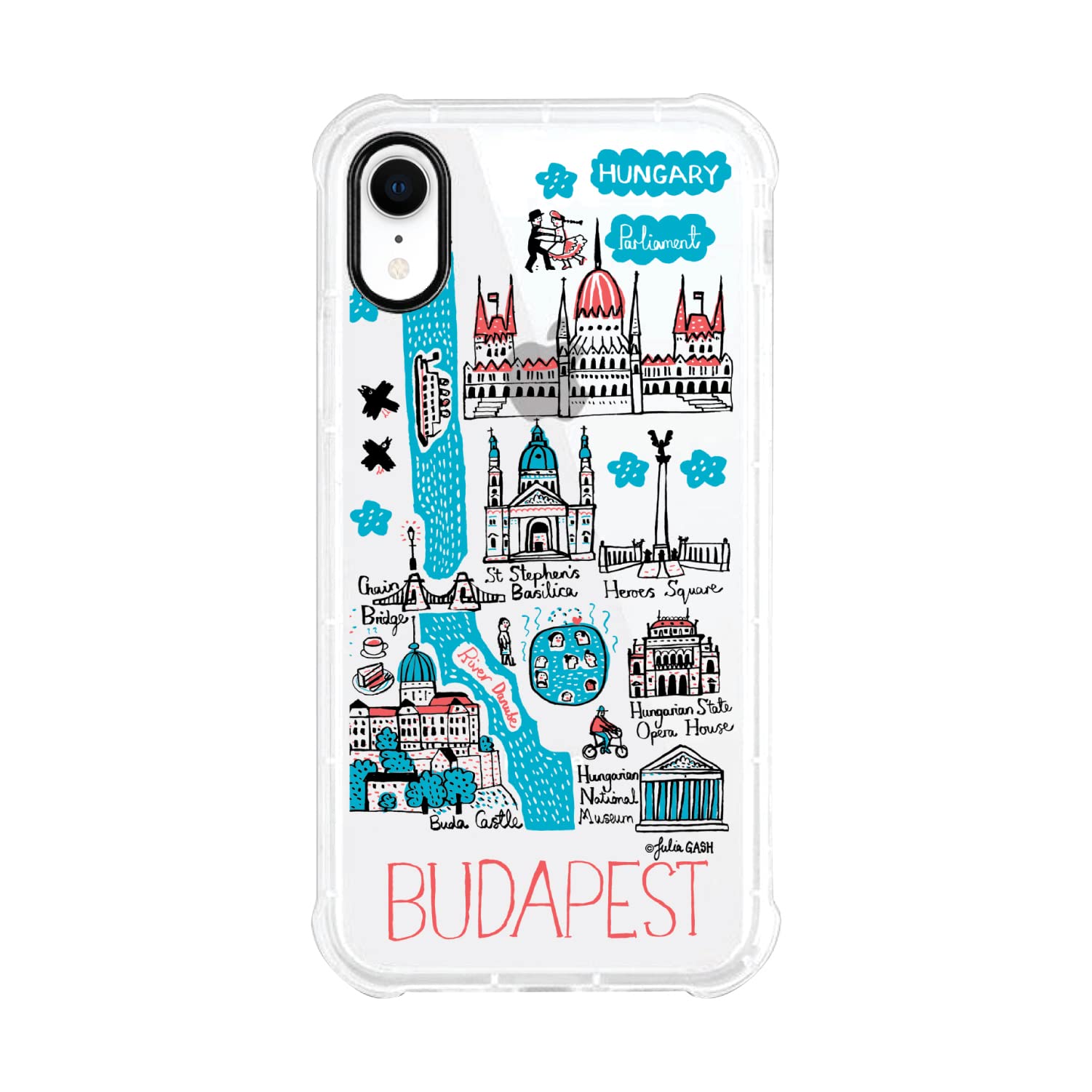 OTM Essentials Budapest Cityscape Travel Phone Case - Durable Protective Cover for iPhone & Samsung - Perfect for Travel, Sightseeing & Everyday Use