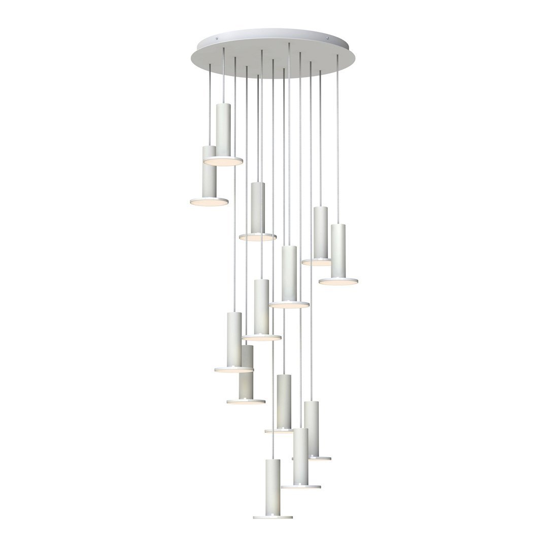 Cielo 13-Light Modern Crystal Chandelier for Dining Room, Living Room & Bedroom – Elegant Ceiling Light Fixture with LED Bulbs for Home Decor