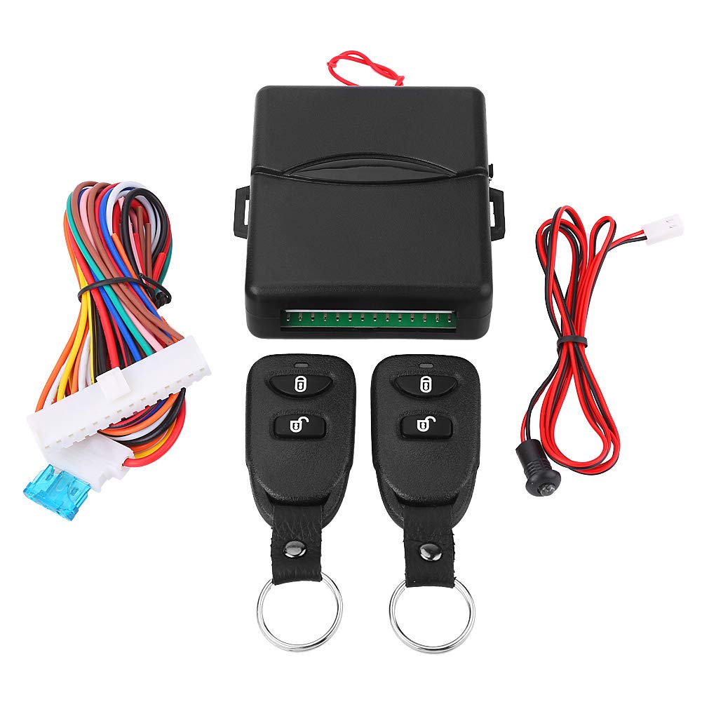 Universal Car Keyless Entry System - Remote Central Locking Control Kit with Trunk Release | Auto Door Lock Upgrade for Sedans, SUVs & Trucks | Easy DIY Installation for Enhanced Vehicle Security