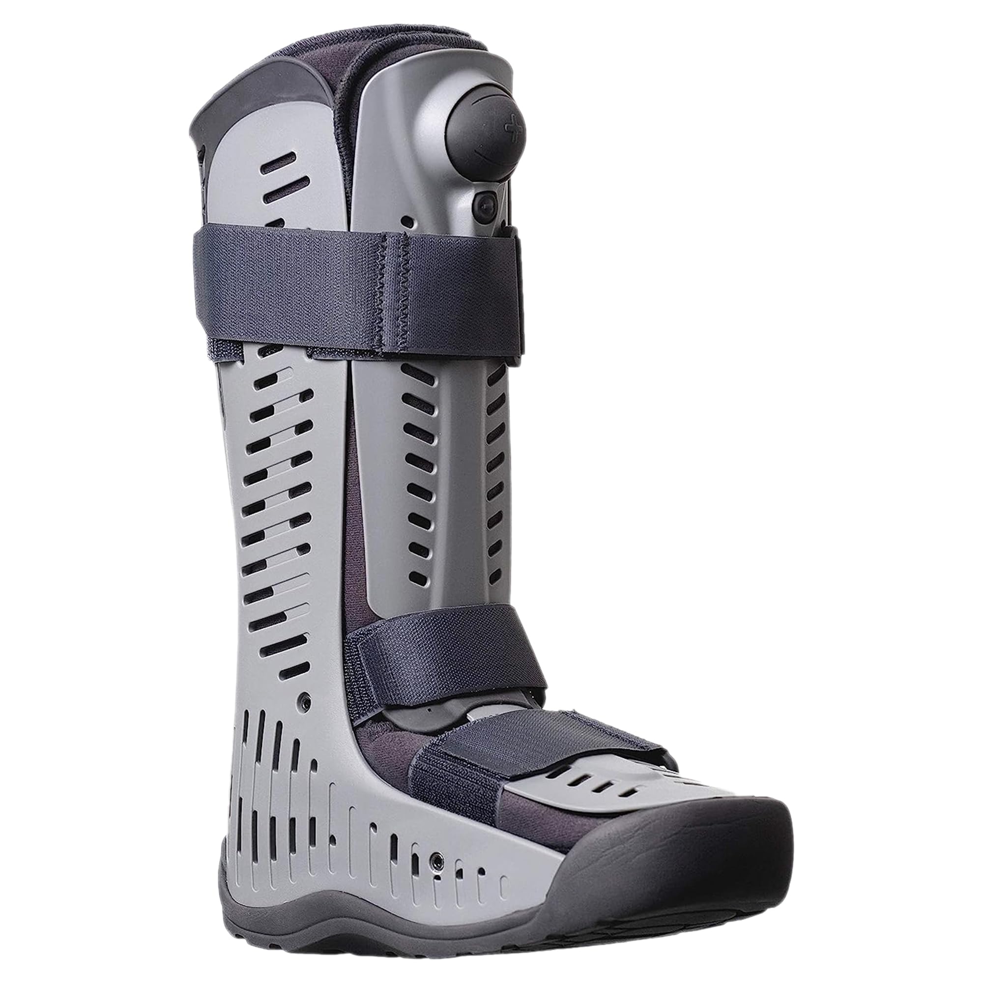 Ossur Rebound Air Walker Boot - Comfortable Walking Boot with Compression Straps & Air Pump Rocker Bottom - Medical Boot for Broken Foot, Sprained Ankle, Post-Surgery Recovery (High Top, Medium) - Ideal for Injury Support & Mobility Assistance