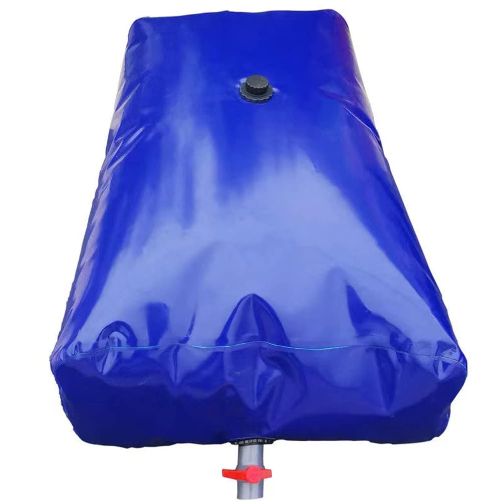 Collapsible PVC Water Storage Bag - Large Capacity 20 Gallon with Valve for Garden, Plants, Agriculture | Drought Resistant & Fire Fighting Use | Portable Water Tank for Outdoor, Emergency, Camping (Size M)