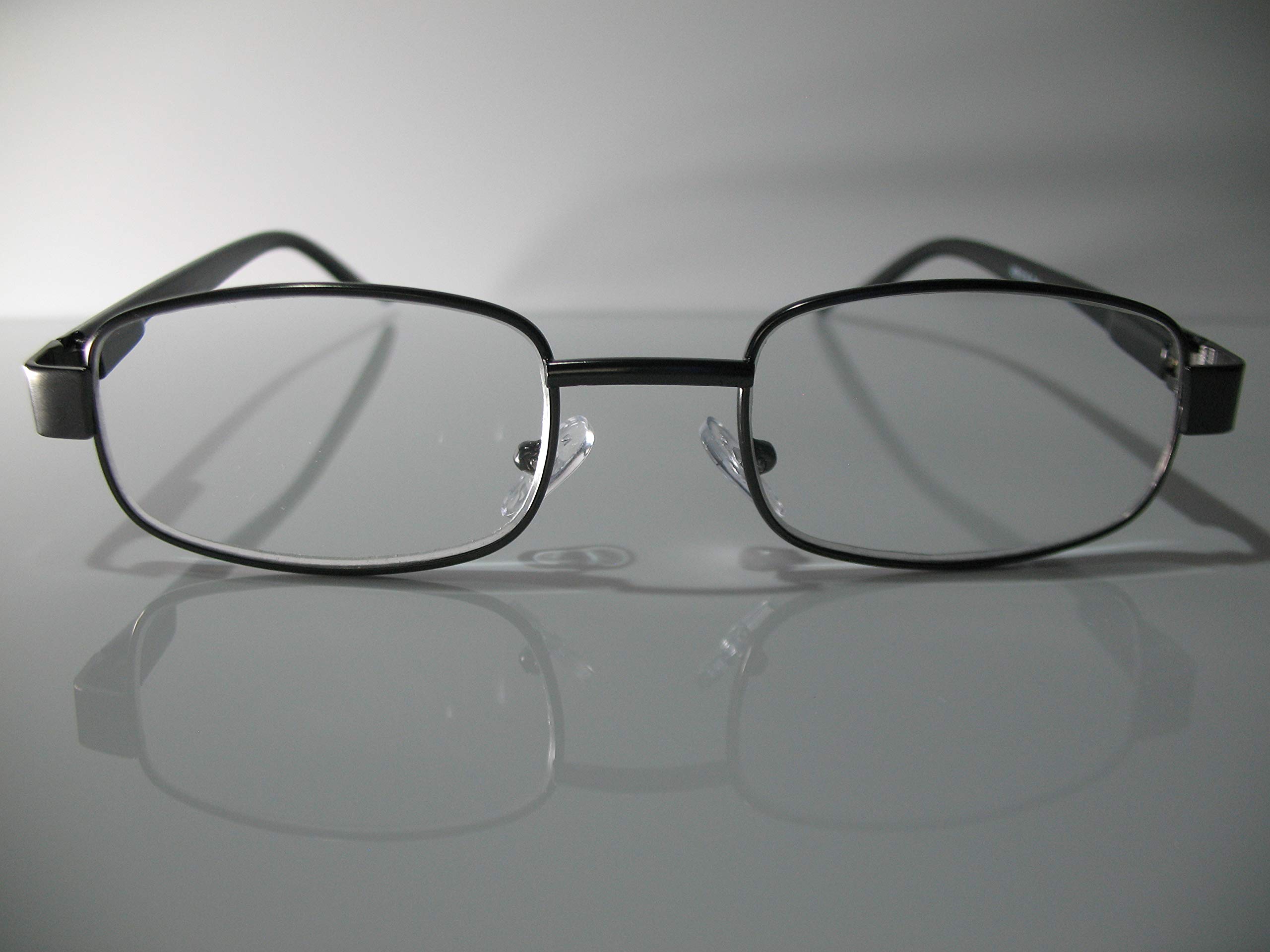 Foster Grant Sailor Black Rectangular Reading Glasses +2.75 Strength - Classic Eyewear for Men & Women - Perfect for Reading Books, Using Smartphones, and Computer Work