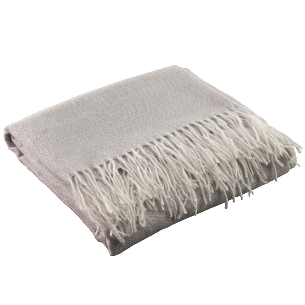 Galway Crystal Pearl Grey Throw Blanket - Soft & Luxurious Knit Bedspread for Couch, Sofa, and Bed - Perfect for Cozy Nights and Home Decor