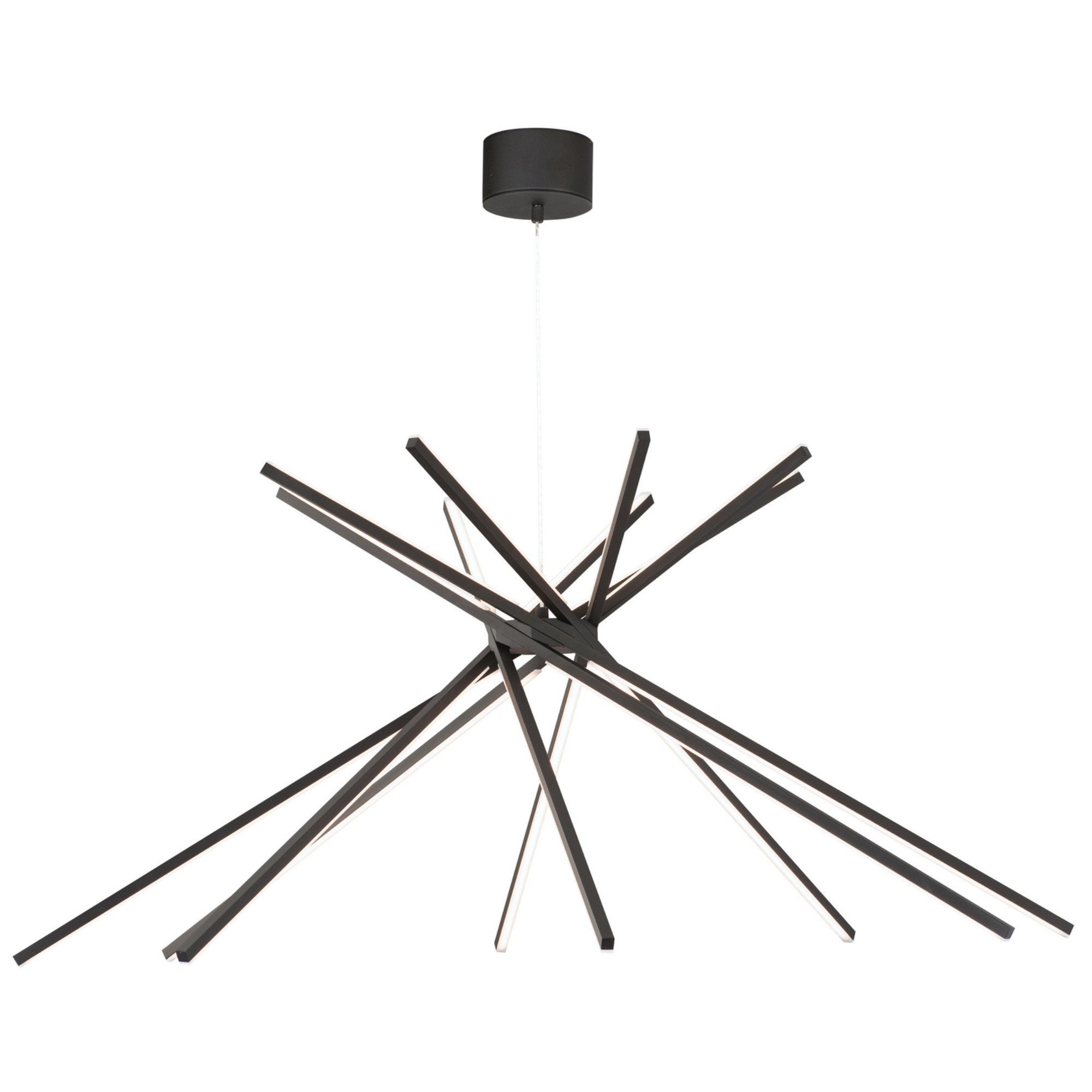 Alumilux Aster 8-Light Modern LED Pendant Lighting Fixture - Dimmable Chandelier for Dining Room, Kitchen Island & Living Room Decor