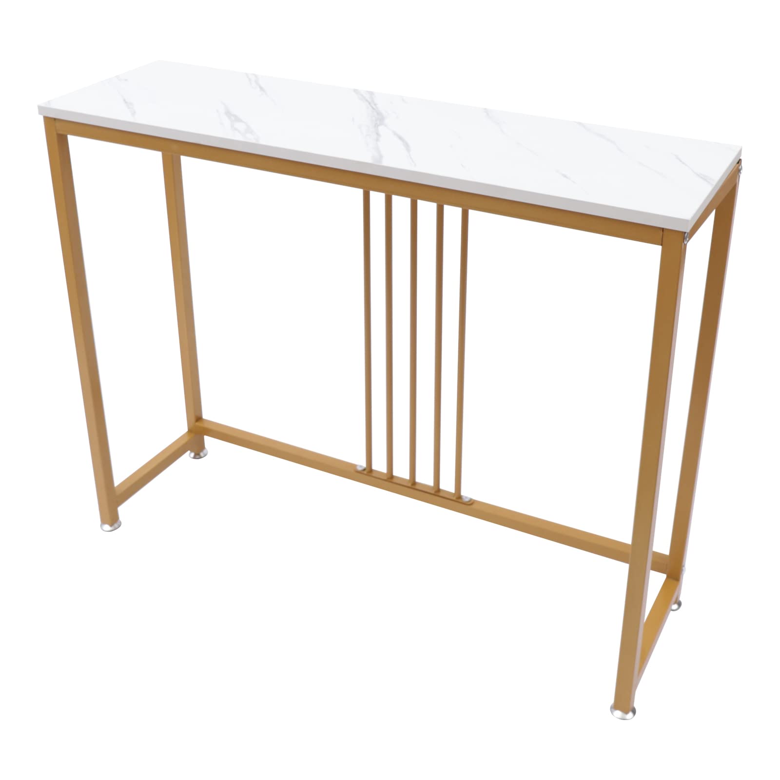 Modern Narrow Long Sofa Table - Skinny Hallway Entryway Console Table with Large Storage, Accent Furniture for Living Room, Bedroom & Entryway - Perfect for Small Spaces & Home Decor