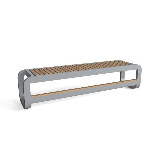 Monza 3-Seater Bench - Modern Outdoor Patio Furniture for Garden, Backyard, and Poolside Relaxation