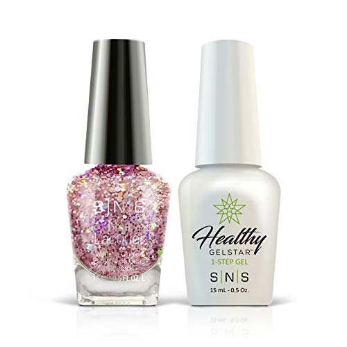 SNS Nails Duo Set - Nail Polish & UV Gel Kit #BP24 | Long-Lasting Manicure for Home & Salon Use