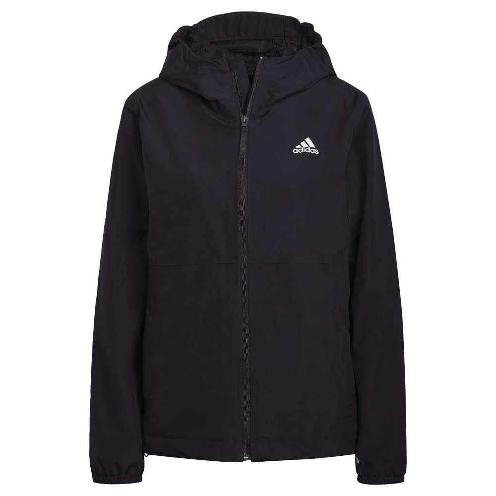 Adidas Women's Essentials Rain-Ready Waterproof Jacket - Lightweight Windbreaker for Outdoor Running, Hiking & Travel
